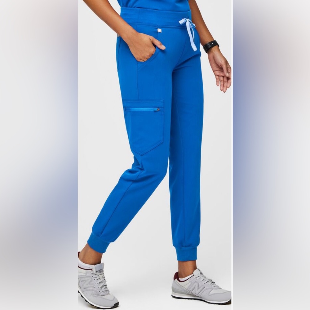 Figs Blue Track Pants